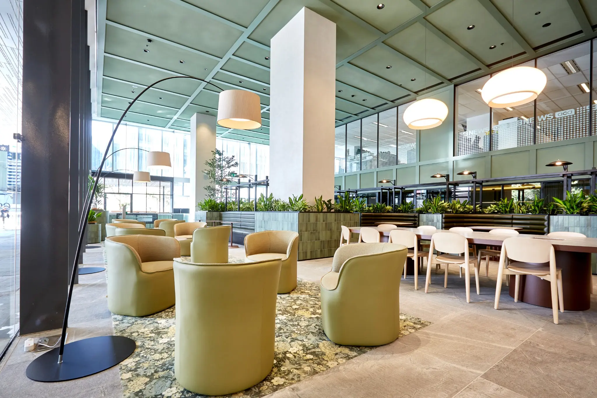 Completed lobby refurbishment and building upgrade at 717 Bourke Street
