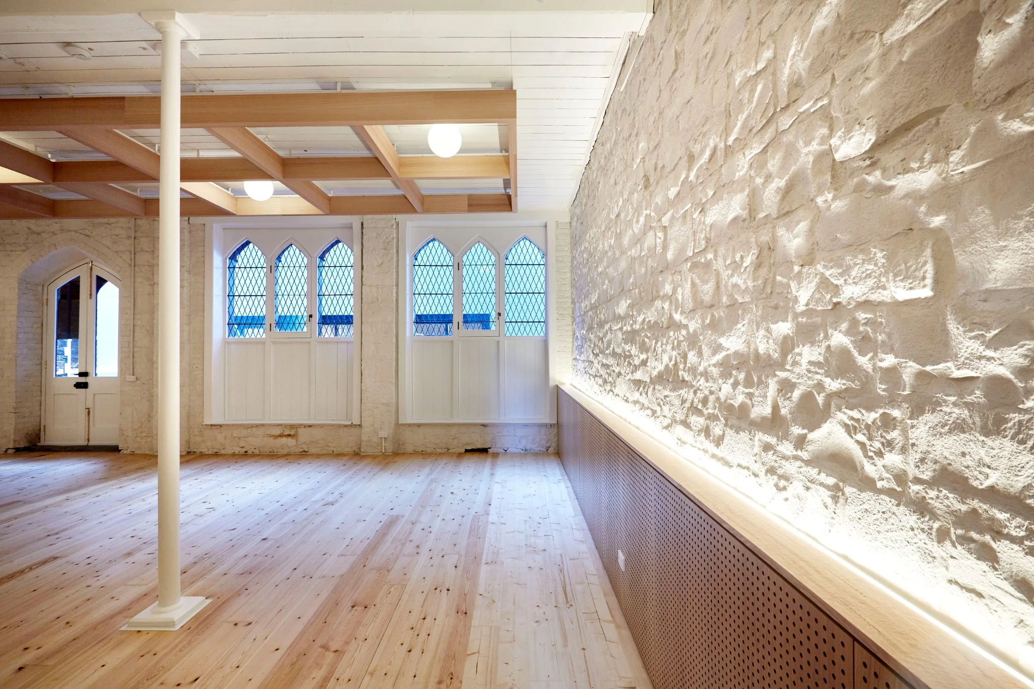 School House, Wesley Place project evidence