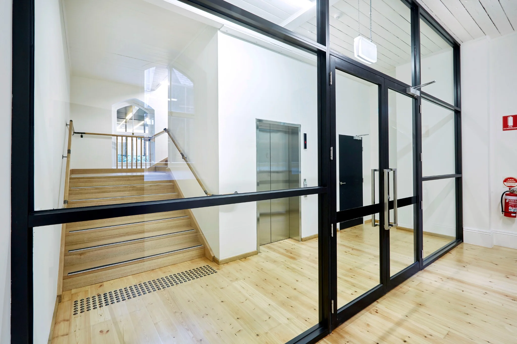 Lift and stair circulation within School House