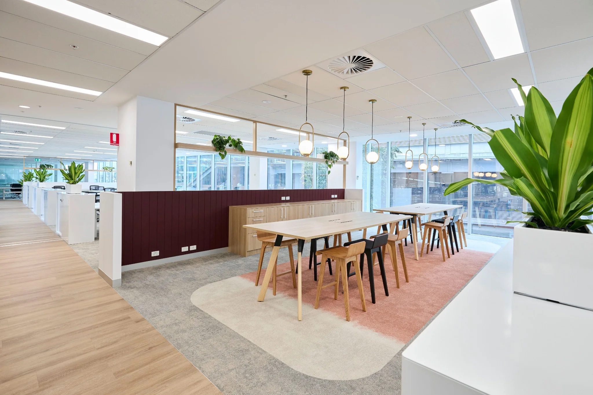 Level 4, 717 Bourke Street commercial fitout boardroom